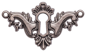 Silver keyhole