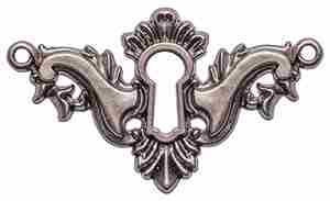 Silver keyhole 
